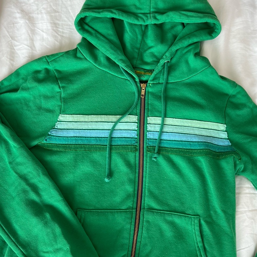 Aviator Nation 5 Stripe Zip-up RARE color